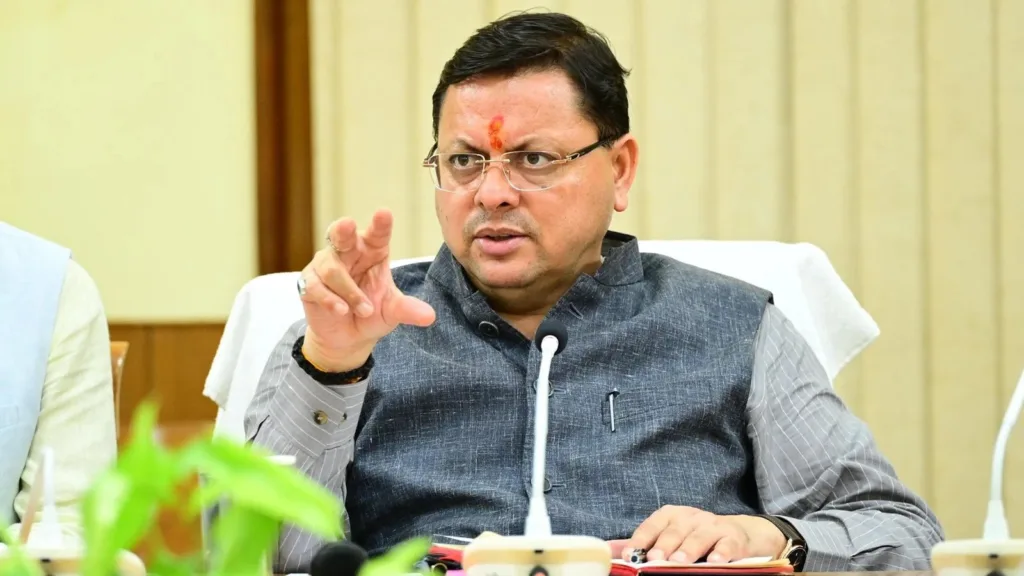 1383473 Uttarakhand CM Pushkar Singh Dhami