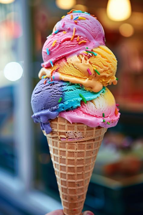 1385371 Ice Creams Flavors
