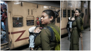 “मां तो मां ही होती है…” गोद में बच्चा लिए ड्यूटी करती दिखी महिला कांस्टेबल, वीडियो वायरल