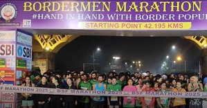 अमृतसर में बॉर्डरमेन मैराथन 2025 का आयोजन, 5000 से अधिक धावकों ने की शिरकत