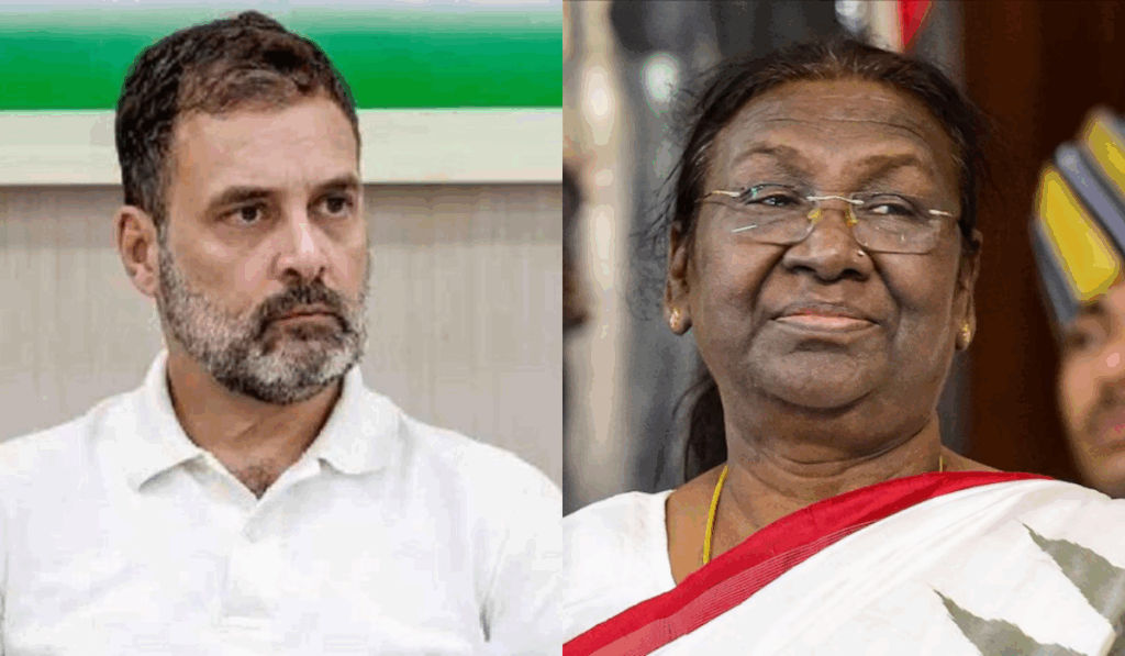 1389210 Rahul Gandhi wrote letter To President Murmu