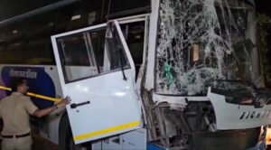 Haryana: करनाल में बस और क्रेन की टक्कर, चार यात्रियों की हालत नाजुक