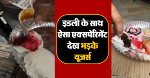 इडली के साथ ऐसा एक्सपेरिमेंट देख भड़के यूजर्स, कहा- “तौबा-तौबा सारा मूड खराब कर दिया”