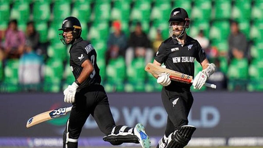 1392734 SA s NZ Semi Final 2025 Champions Trophy Rachin Ravindra Kane Williamson