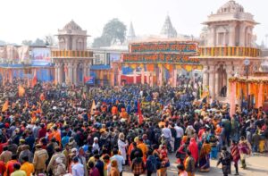 अयोध्या में 84 कोसी परिक्रमा यात्रा का शुभारंभ, श्रद्धालुओं का उमड़ा सैलाब