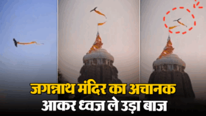 Viral Video: जगन्नाथ मंदिर का अचानक आकर ध्वज ले उड़ा बाज, लोगों ने कहा-ये अनहोनी का इशारा है…
