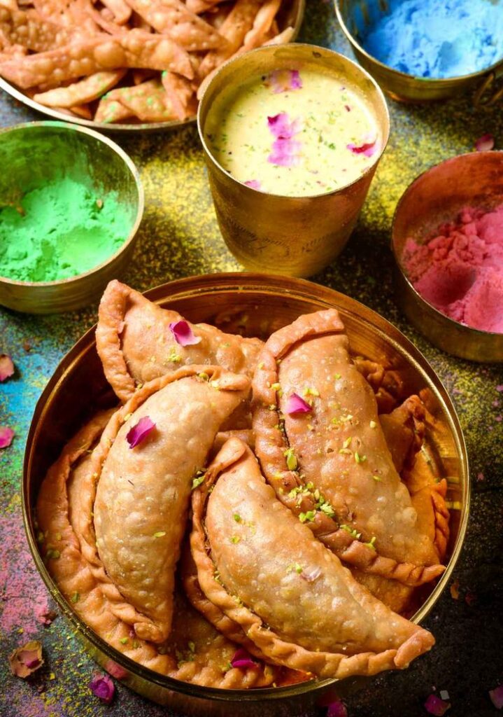 1395599 Wholewheat Mawa gujiya Fry Air fry Indian sweets SecondRecipe