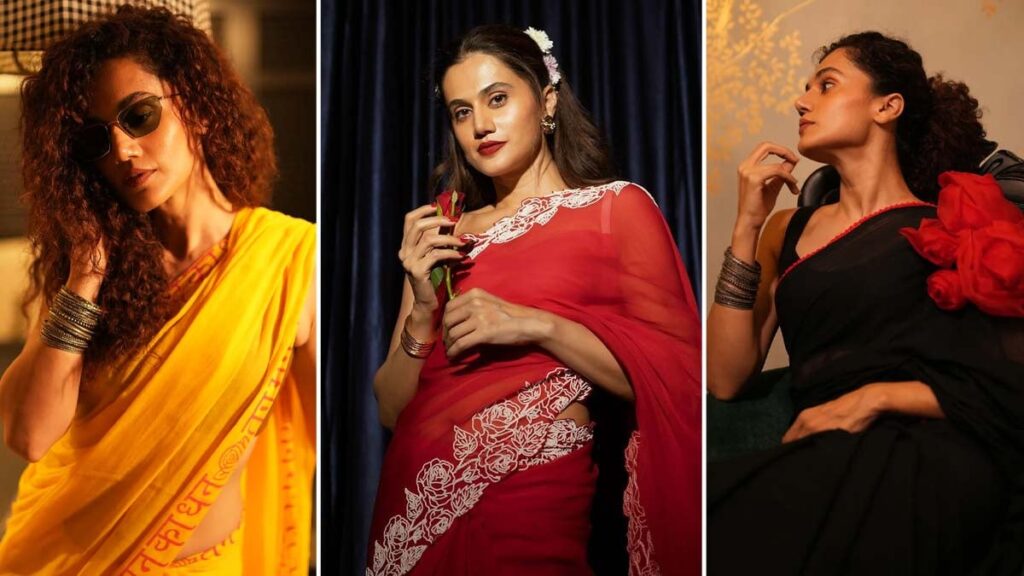 1395897 Taapsee Pannu saree