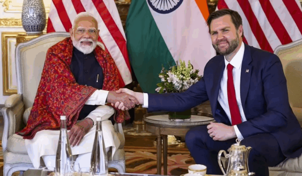 1396590 JD Vance Meeting with PM Modi