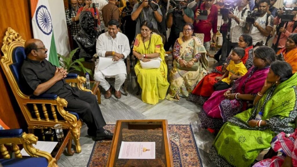 1397483 West Bengal Governor C V Ananda Bose meets people 17449746026291744974624309