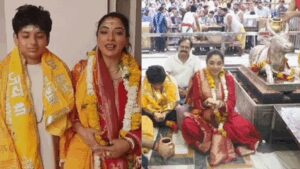 महाकाल के दर्शन करने पहुंचीं Rupali Ganguly, कहा- बाबा की कृपा से मिला Anupama का रोल