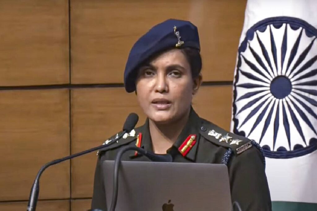 1400245 Col. Sofiya Qureshi