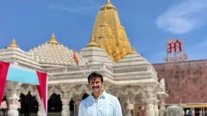 अभिनेता Ravi Prakash ने अंबाजी मंदिर में किए दर्शन, Jatadhara की सफलता के लिए प्रार्थना की