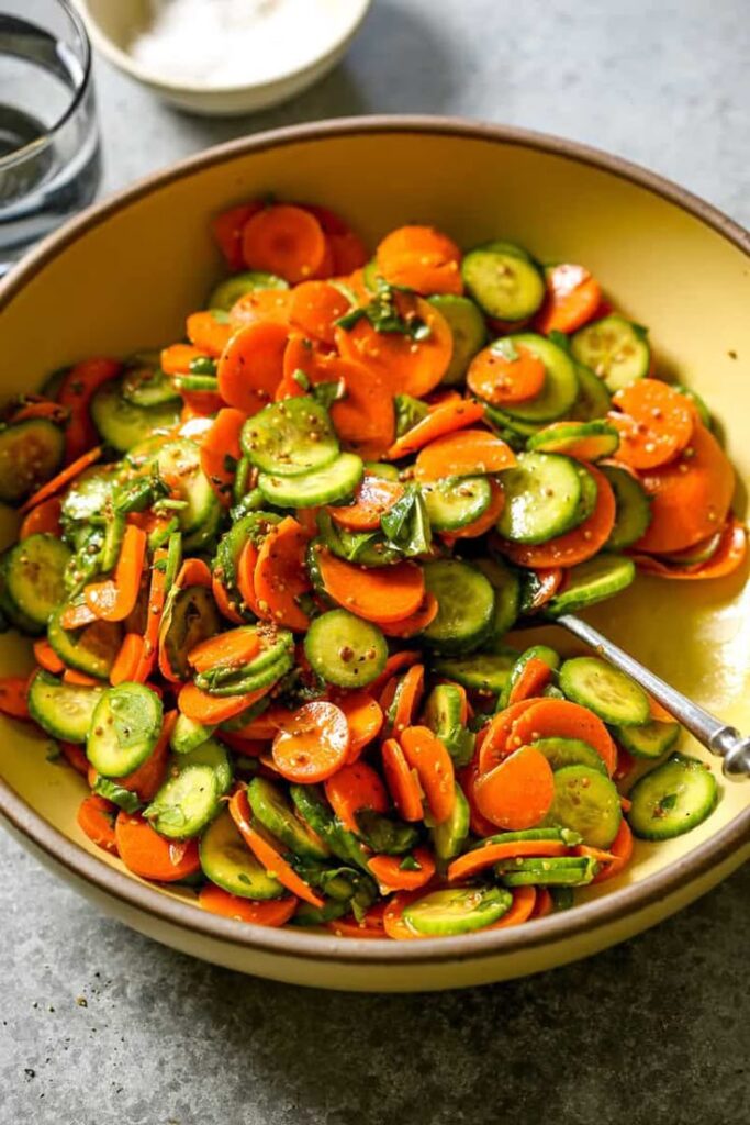 1401484 salad with food