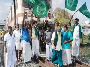 पंजाब के किसानों के साथ तमिलनाडु के किसानों की एकजुटता, ‘rail roko’ आंदोलन