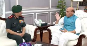 CDS अनिल चौहान ने रक्षा मंत्री राजनाथ सिंह से की मुलाकात, आतंकवाद के खिलाफ रणनीति पर हुई चर्चा