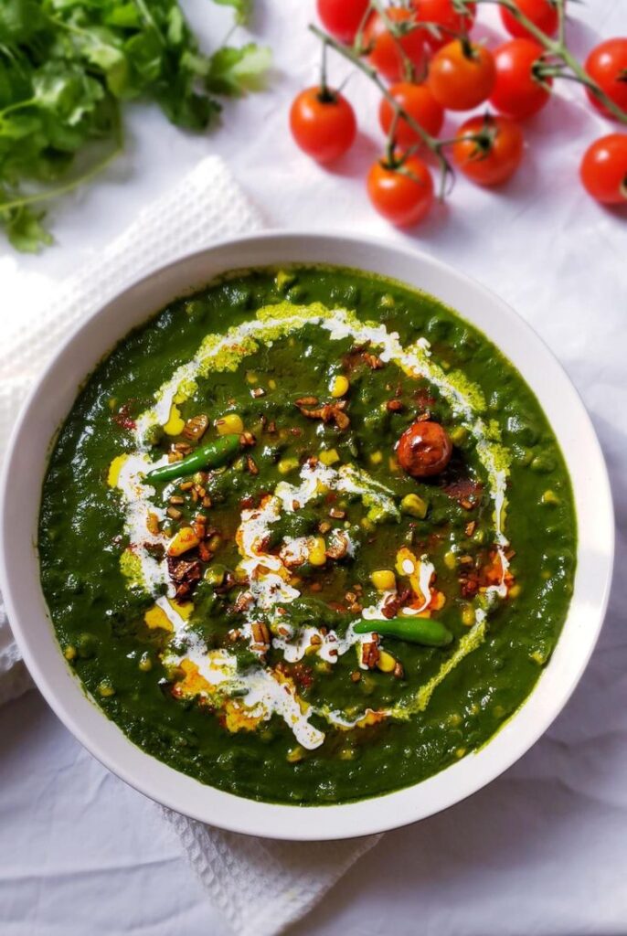 1404351 green dishes indian