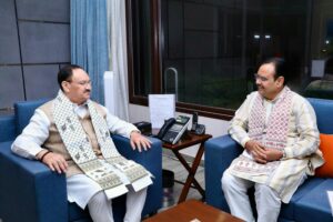 राजस्थान में स्वास्थ्य नवाचार पर CM भजनलाल शर्मा की जेपी नड्डा से मुलाकात