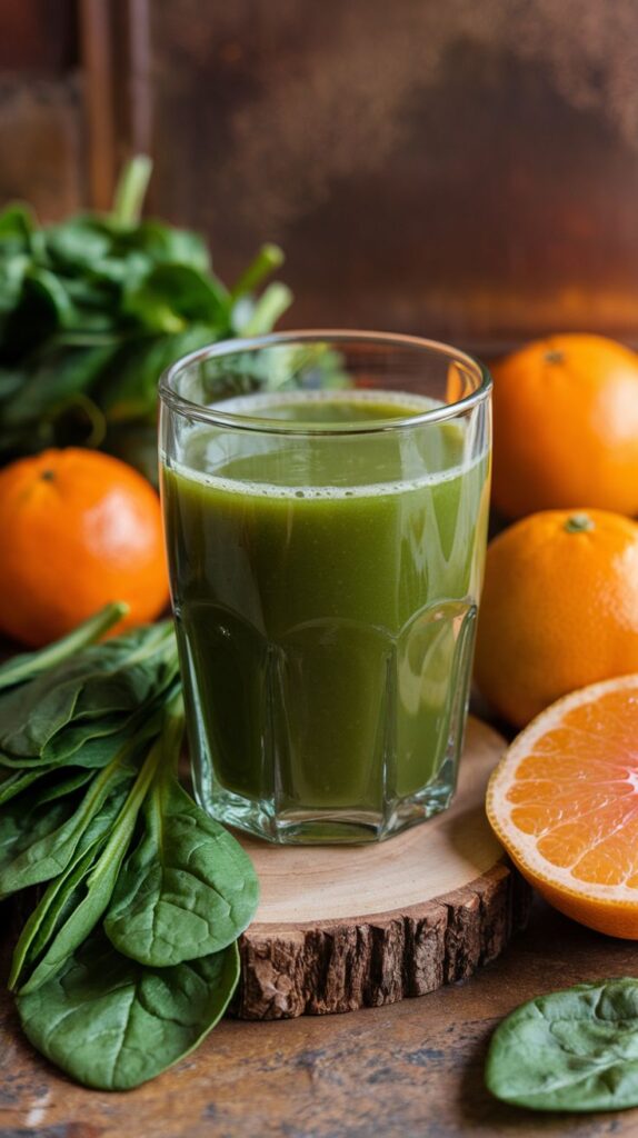 1406981 Spinach juice