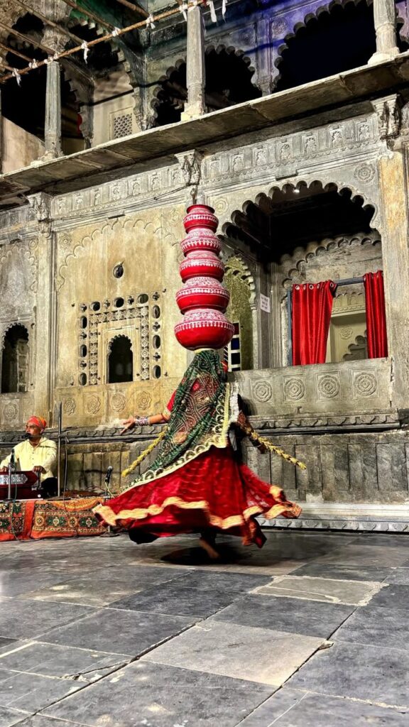 1407355 Bhavai folk dance of Rajasthan
