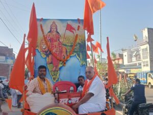 हिंदू नववर्ष पर Vrindavan में निकली भव्य शोभायात्रा, श्रद्धालुओं का उमड़ा सैलाब