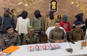 Palamu में उग्रवादी गिरफ्तार, Latehar में पांच अपराधी हथियारों के साथ arrest