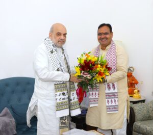 अमित शाह से मिले राजस्थान के CM भजनलाल शर्मा, विकास योजनाओं पर चर्चा