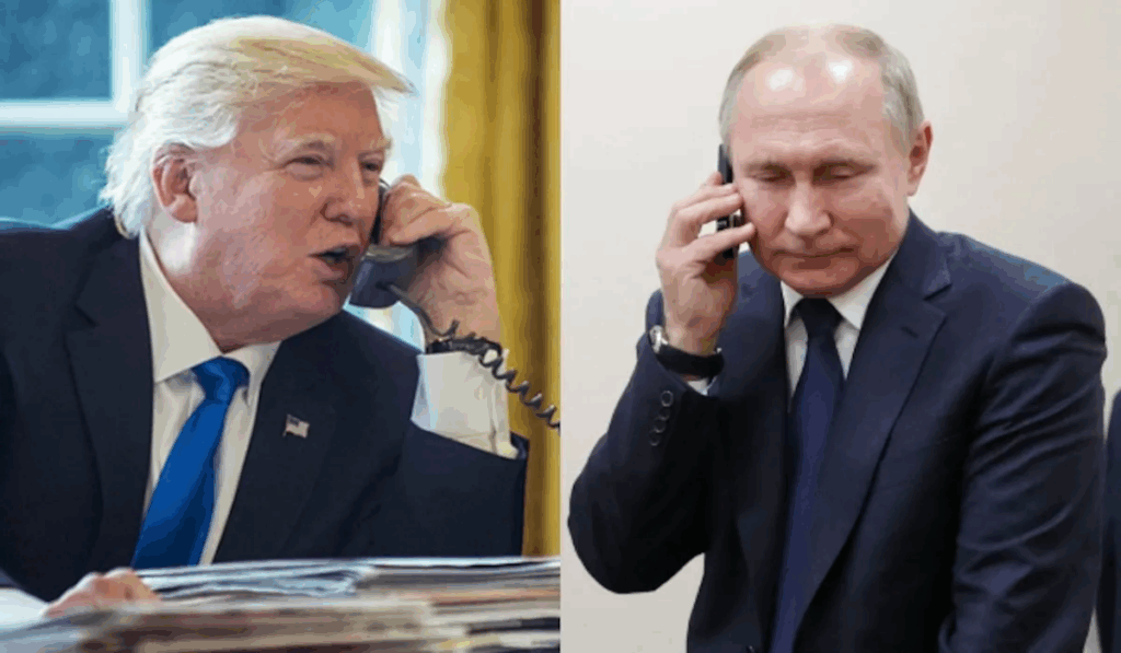 1446785 Donald Trump and Purtin Talked about the war