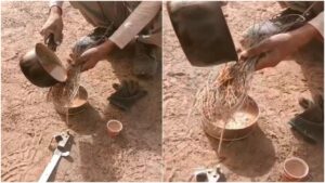 Viral Video : चाय छानने का जुगाड़ कोई इस आदमी से सीखे, वायरल वीडियो देख उड़ जाएंगे आपके होश