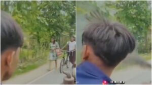 Viral Video : लड़के की कोशिश हुई नाकाम चुपचाप निकल गई लड़कियां, देखिए वायरल वीडियो
