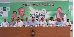 महागठबंधन की बैठक में सभी मुद्दों पर विचार-विमर्श किया गया: तेजस्वी यादव