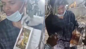 चमत्कार! अहमदाबाद विमान हादसे के मलबे में सही सलामत मिली भगवत गीता-देखें VIDEO