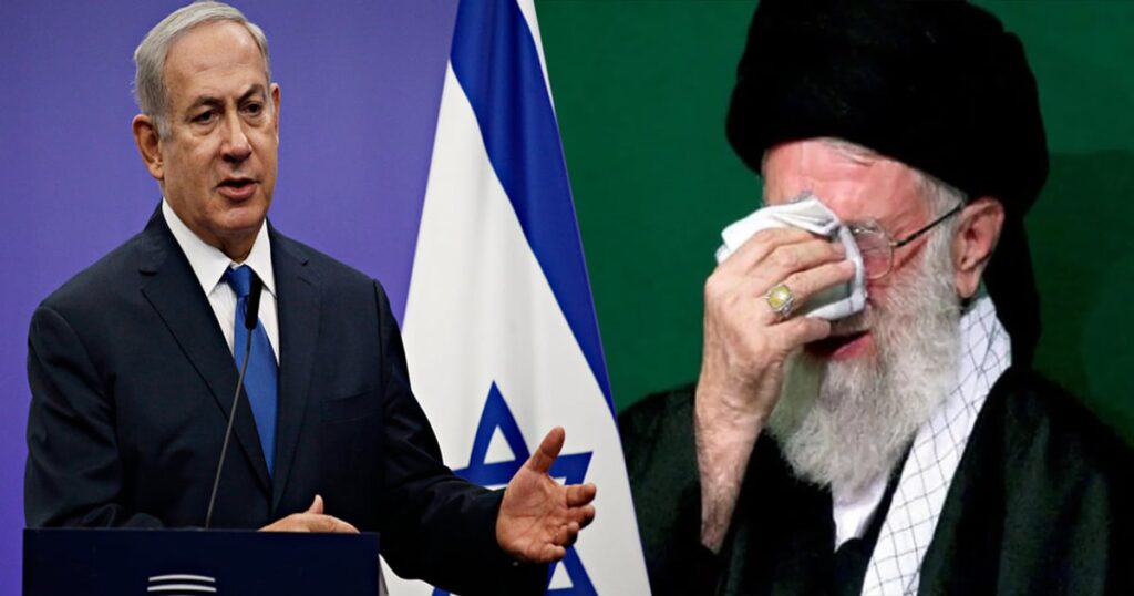 1455437 ayatollah ali khamenei and Benjamin Netanyahu